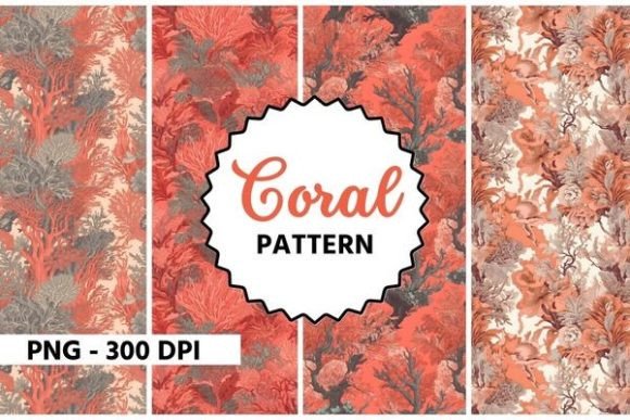 Download Coral Ocean Sea Pattern Watercolor - Sea pattern Collection