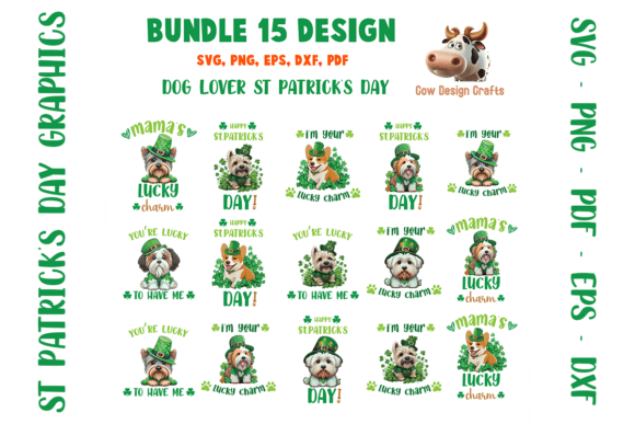 Download Dog Bundle Svg, St Patrick's Day Pet Svg - Dog Collection