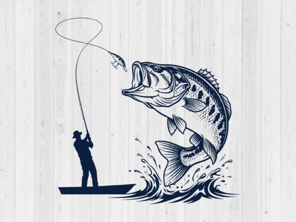 Download Bass Fishing SVG, PNG Fisherman Gift - Fishing svg Collection
