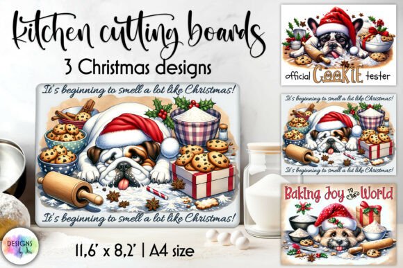 Download Funny Cow Christmas Cutting Board Print - Premium Resources